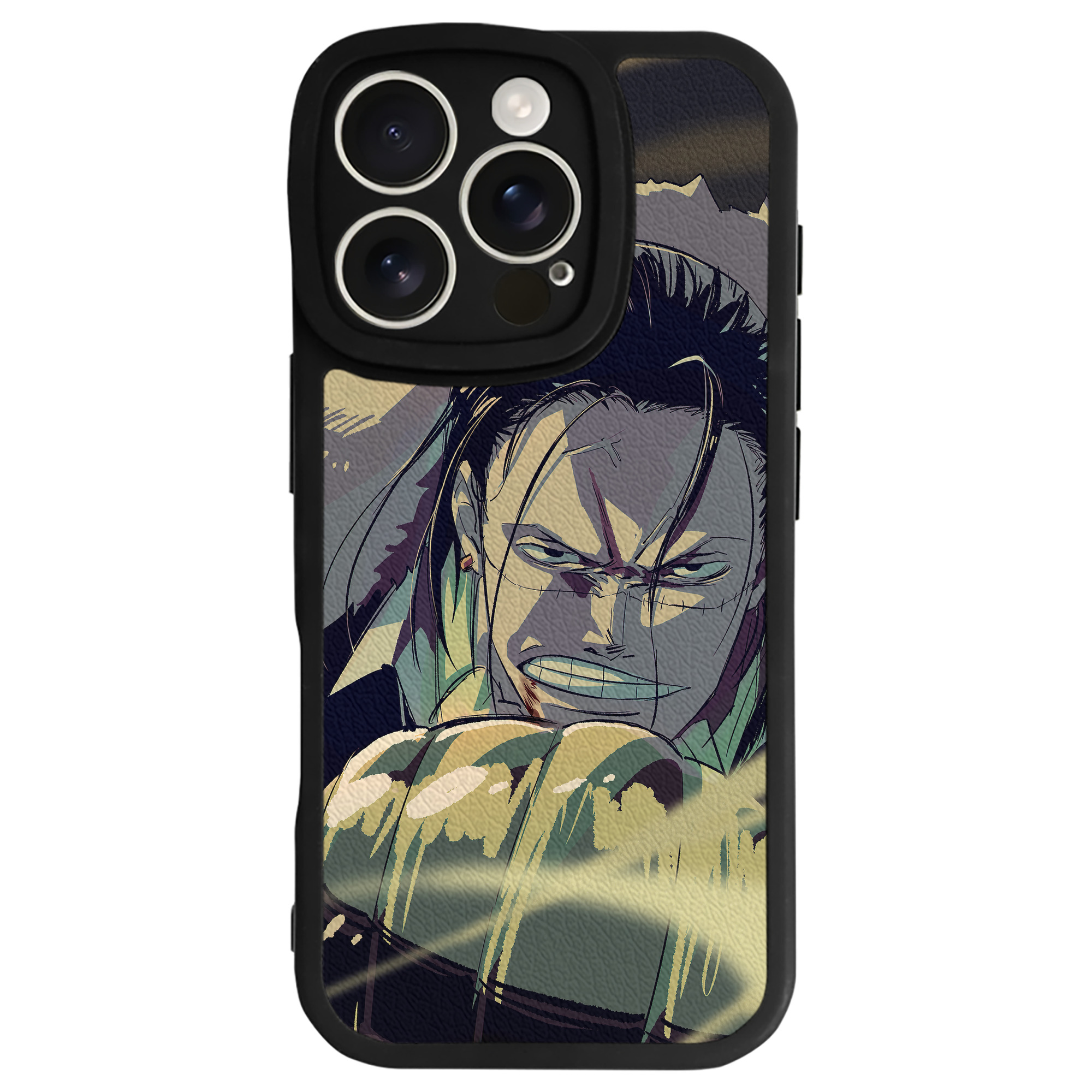 （画像用） ワンピース ONE PIECE 【iPhone 16シリーズ対応】シリコンスマホケース（レザー調） 材質：シリコン